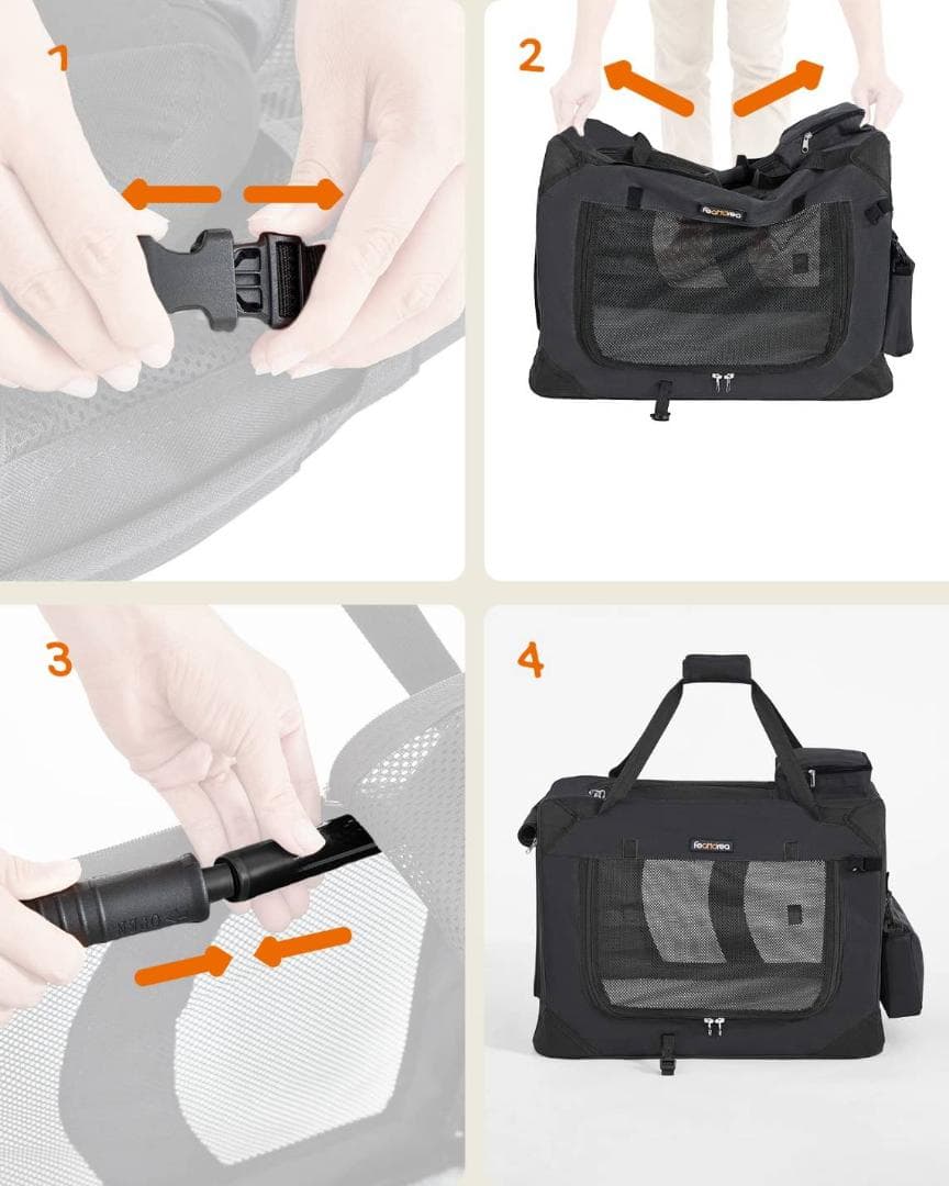 折りたたみ 可能 便利 ペットキャリー