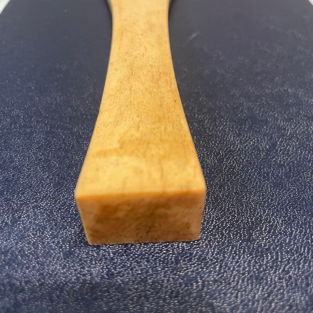 【希少品】象牙調 天然素材 べっ甲 じょんがら用 三味線撥 19.7cm