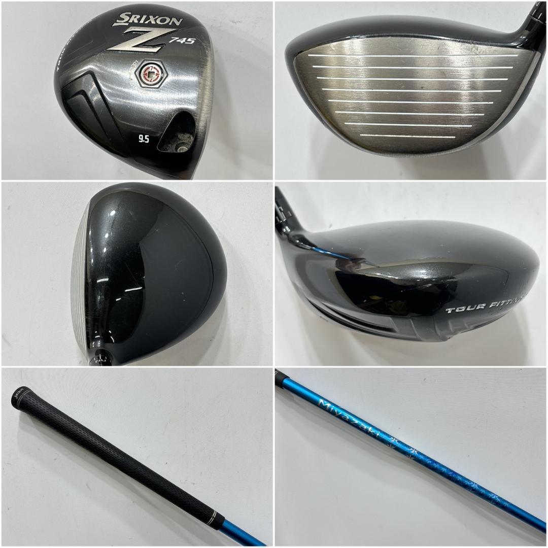 メンズ右利き初心者用　スリクソン　クリーブランド　ゴルフクラブセット　W2648