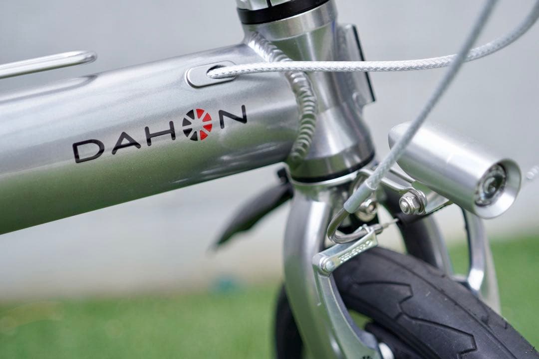 【引取り】ダホン　DOVE PLUS シルバー　美品　ミニベロ