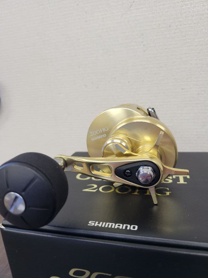 シマノ　オシアコンクエスト200ＨＧ　ゴメクサスハンドル　新品ＰＥライン付き