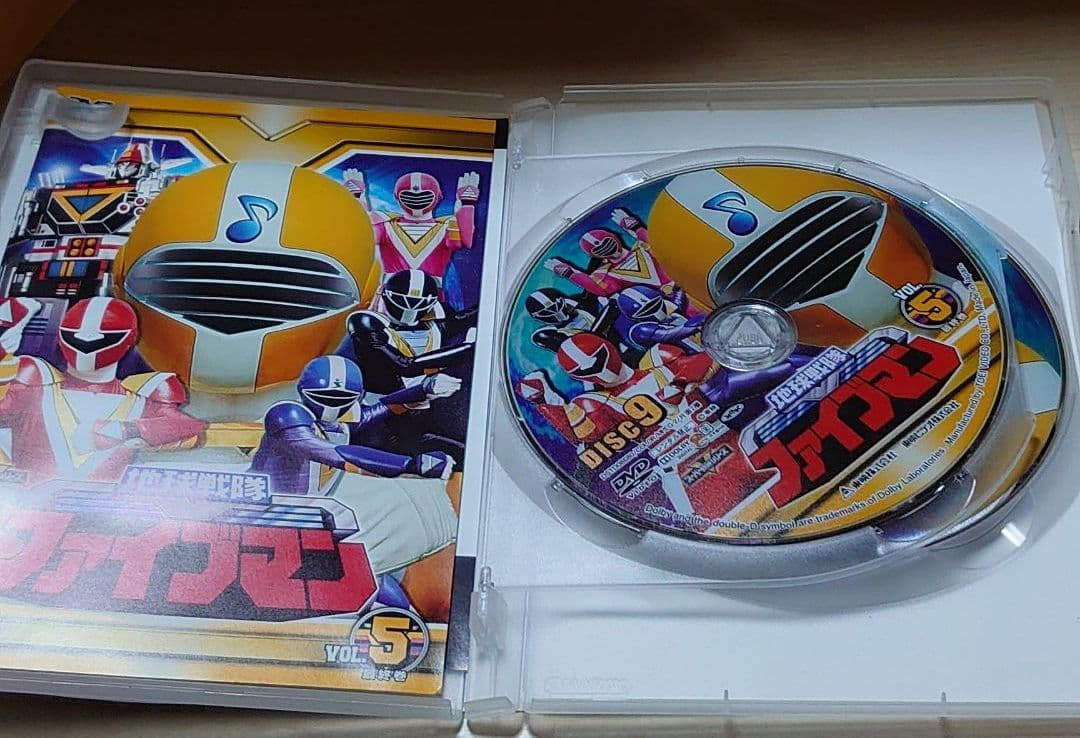 地球戦隊.ファイブマン。DVD全5巻セット。