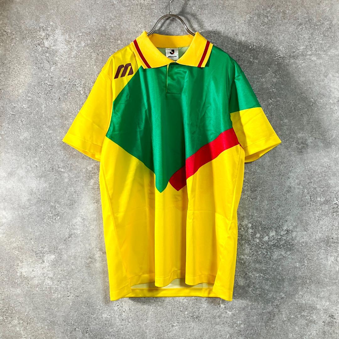 Mizuno　サッカーウェア　ジェフユナイテッド千葉　イエロー　サイン　半袖