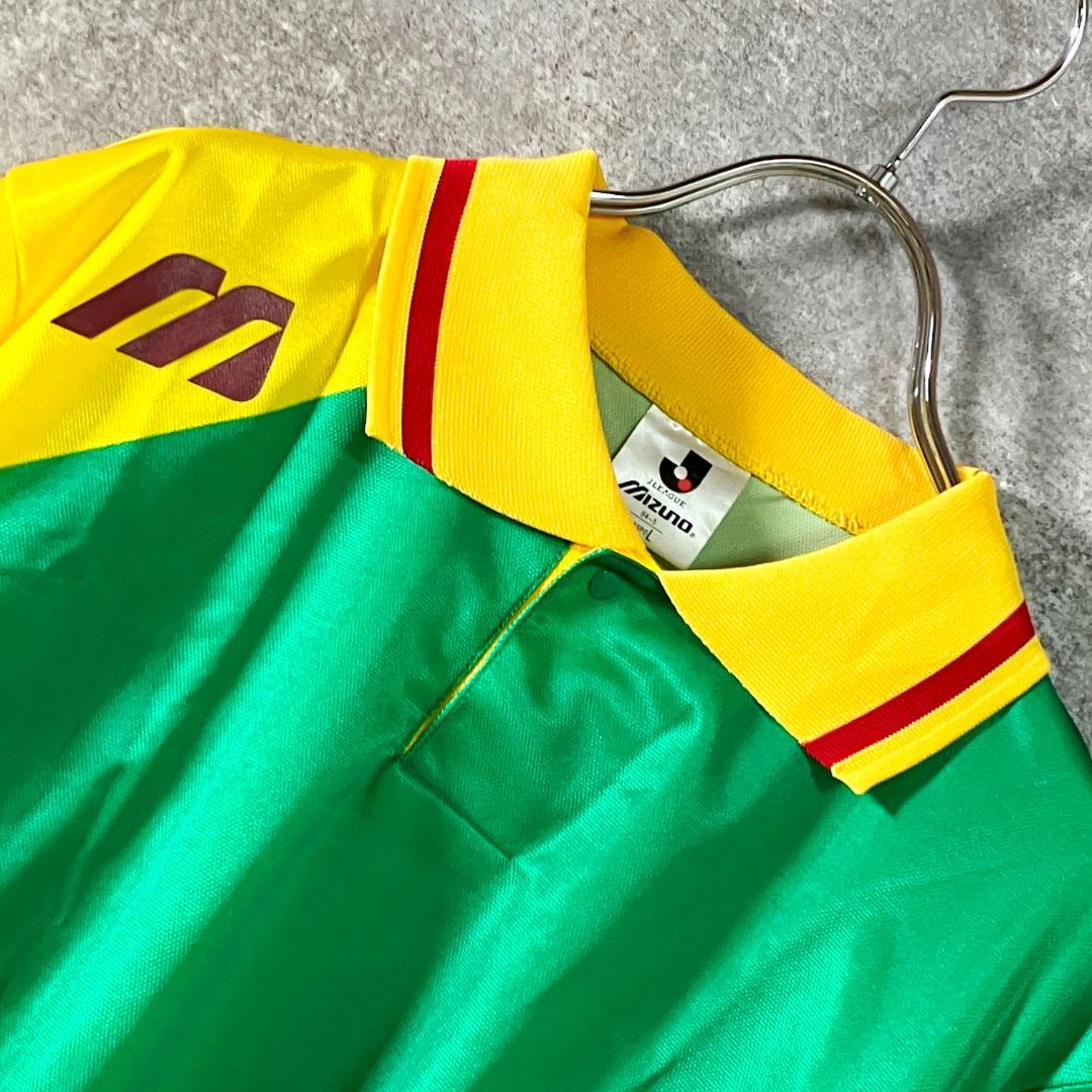 Mizuno　サッカーウェア　ジェフユナイテッド千葉　イエロー　サイン　半袖