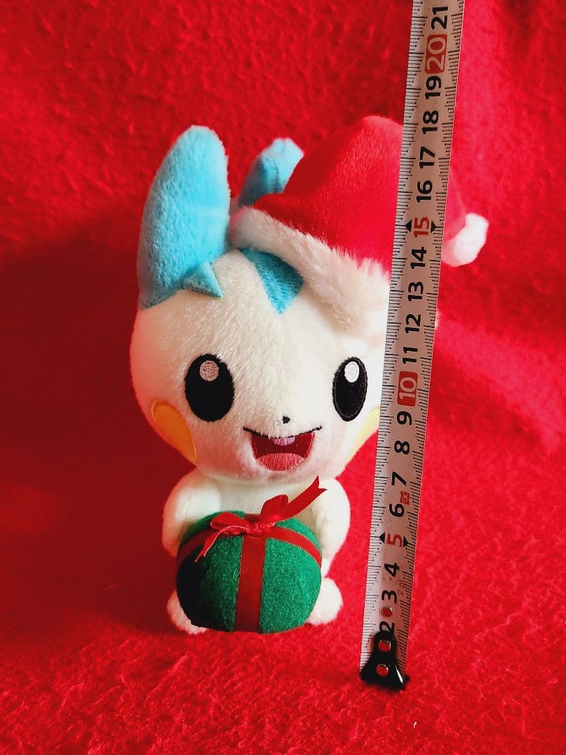 【 ポケモン 】2007年 ぬいぐるみ「 パチリス　クリスマス」