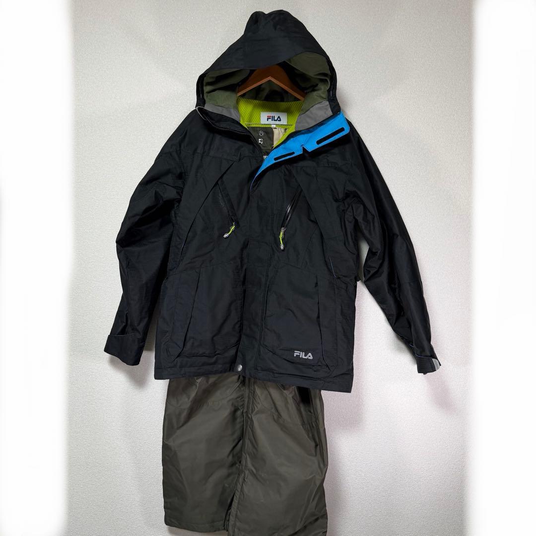 希少♪ FILA フィラ　 メンズL スキー　スノボー上下　ウエア