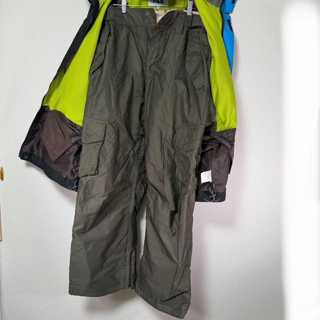希少♪ FILA フィラ　 メンズL スキー　スノボー上下　ウエア