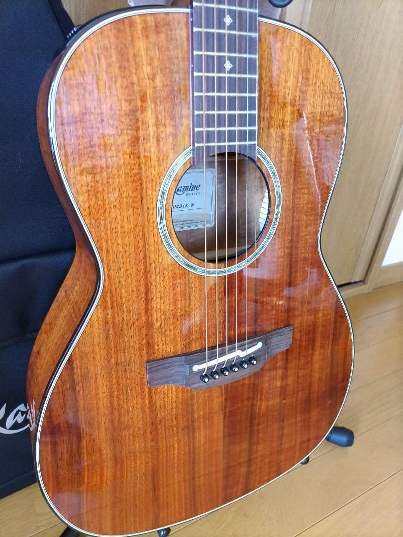 エレアコアギター Takamine PTU431K N ★美品★