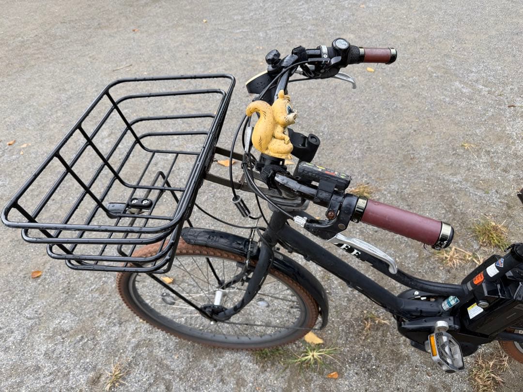 電動アシスト自転車 チャイルドシート付き ブラック