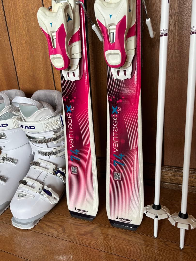 ATOMIC ガールズ　レディース　スキーセット　152cm