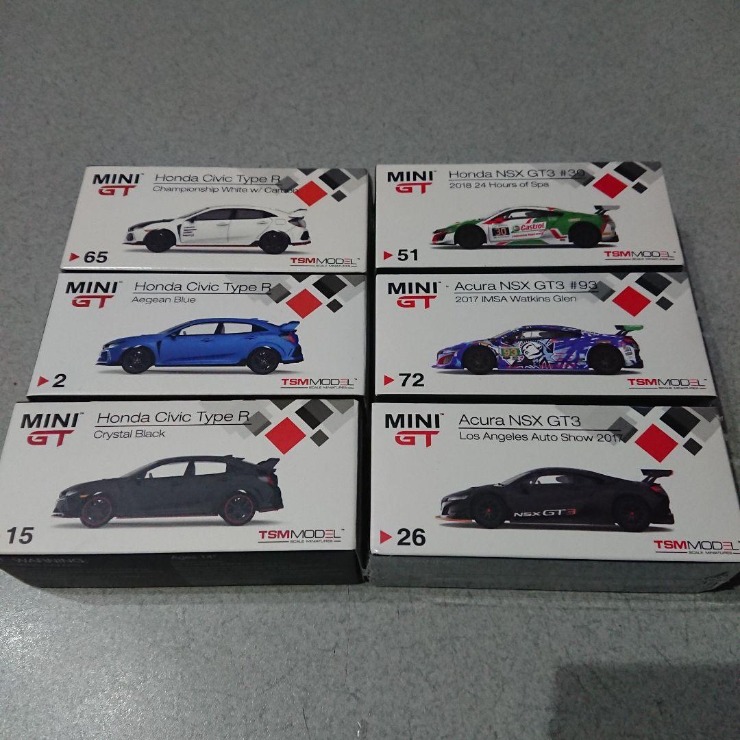 MlNI GT NSX GT-3 Civic Type-R 6台