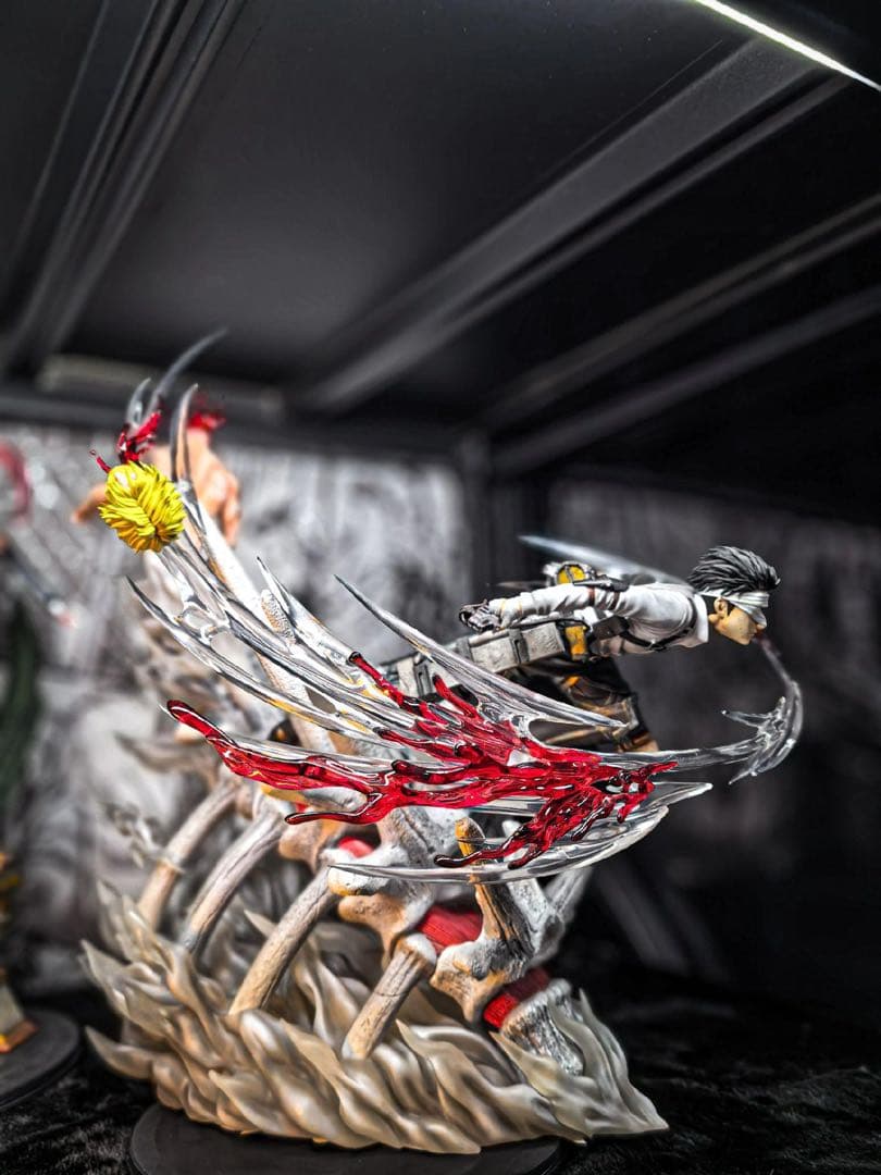 進撃の巨人 調査兵団 兵長 リヴァイ ガレージキット フィギュア 塗装済み