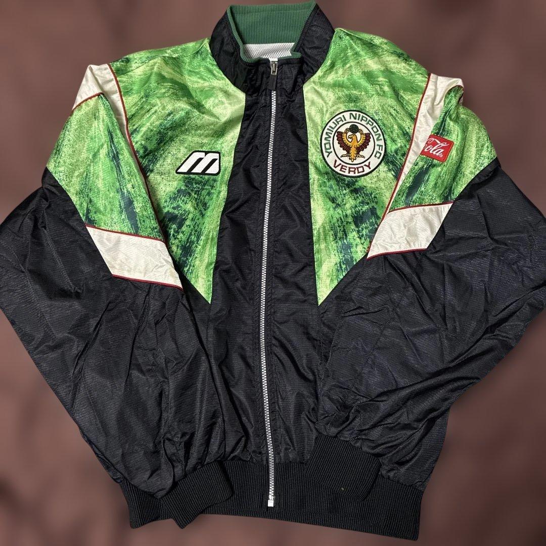 ヴェルディ川崎時代　選手支給用ウインドブレーカー上下サイズXO コカコーラスポ入