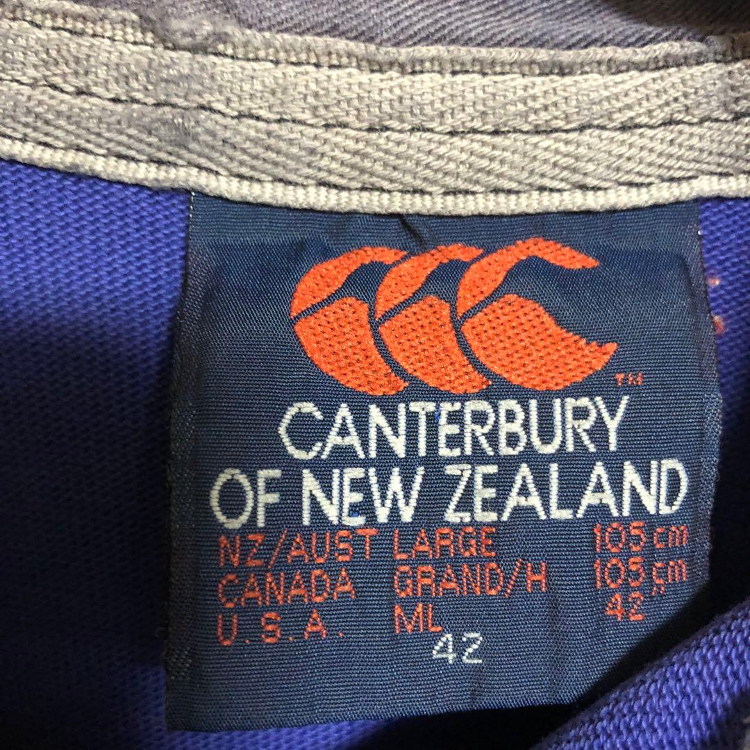 超絶希少　ニュージーランド製CANterbury 長袖ポロシャツ