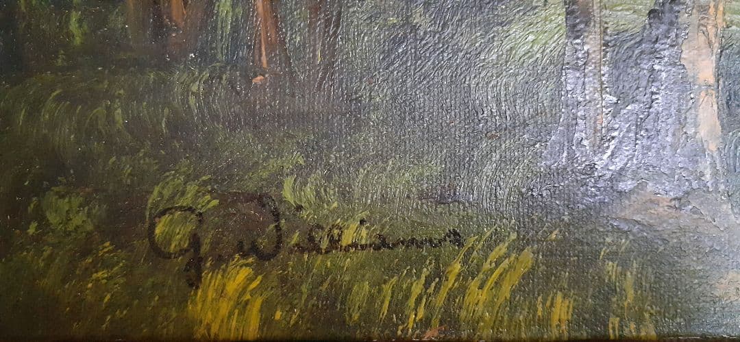 e Augustus Williams　F6　油絵　昭和50年購入