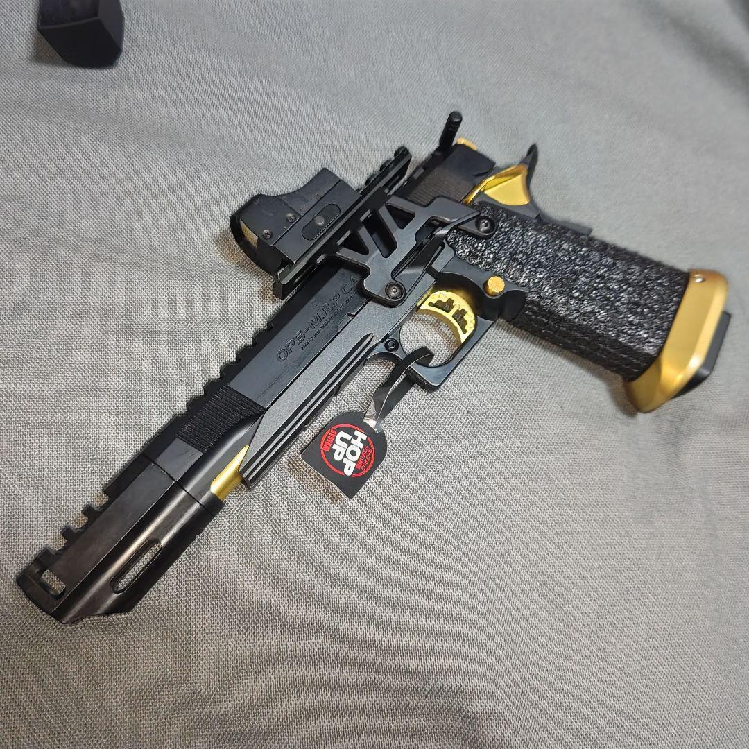 東京マルイ ガスブローバック ハイキャパ5.1ゴールドマッチ レースガンカスタム