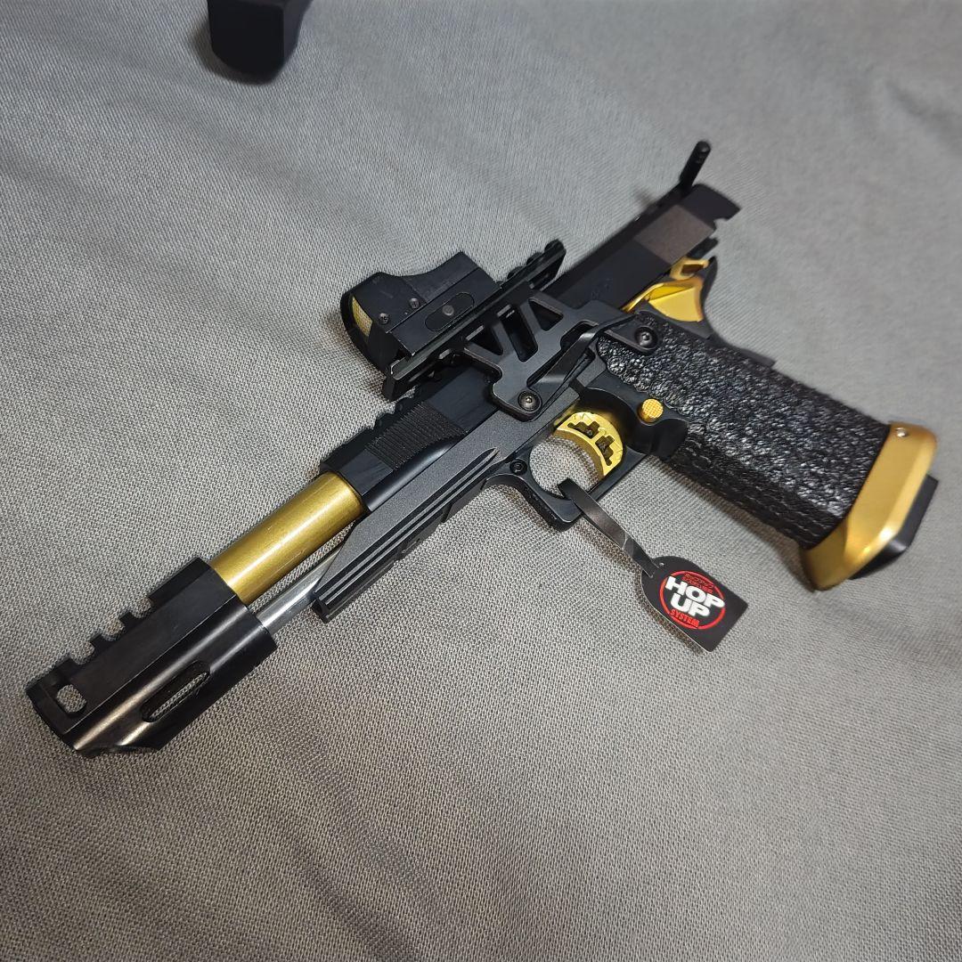 東京マルイ ガスブローバック ハイキャパ5.1ゴールドマッチ レースガンカスタム