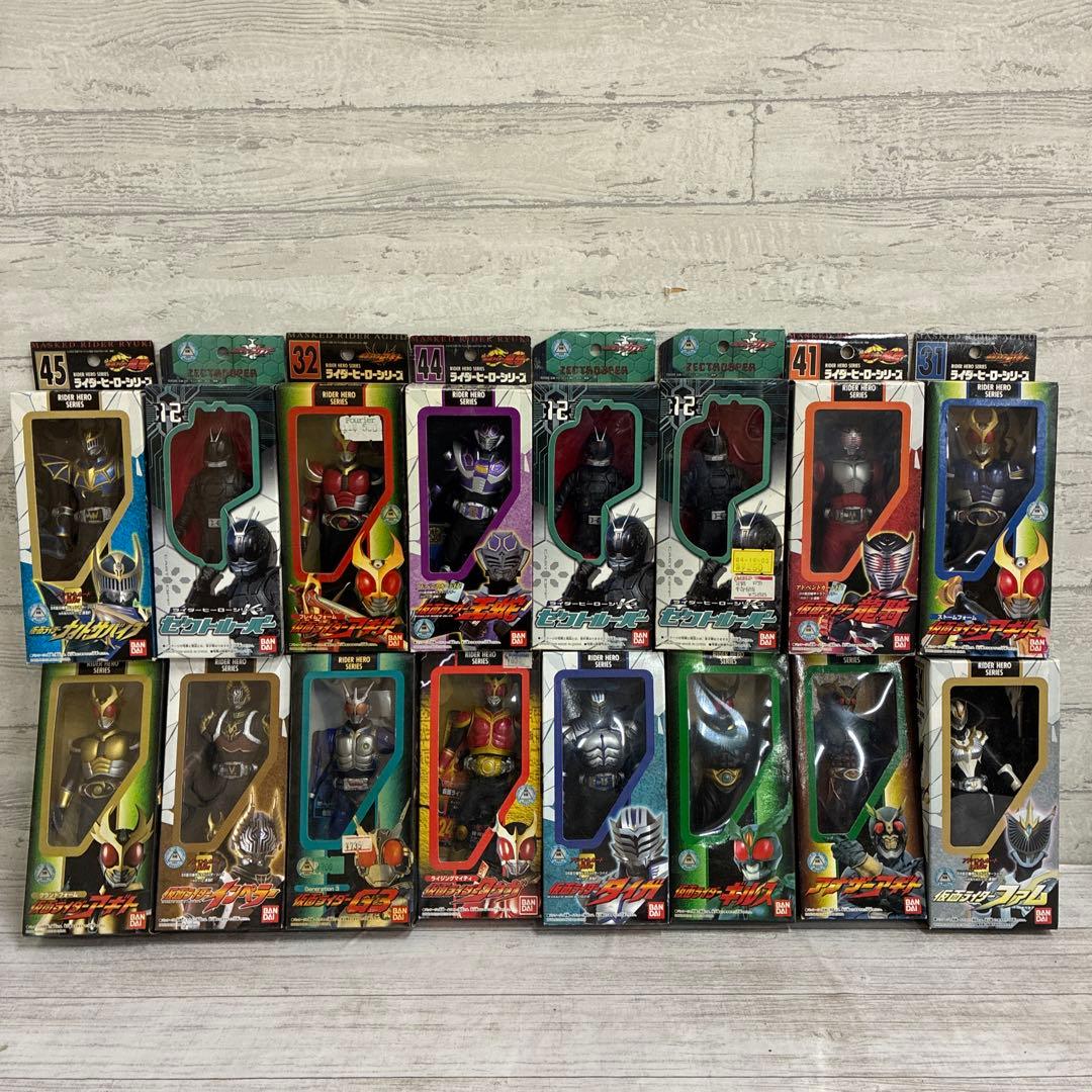 仮面ライダー ライダーヒーローシリーズ ソフビまとめ売り