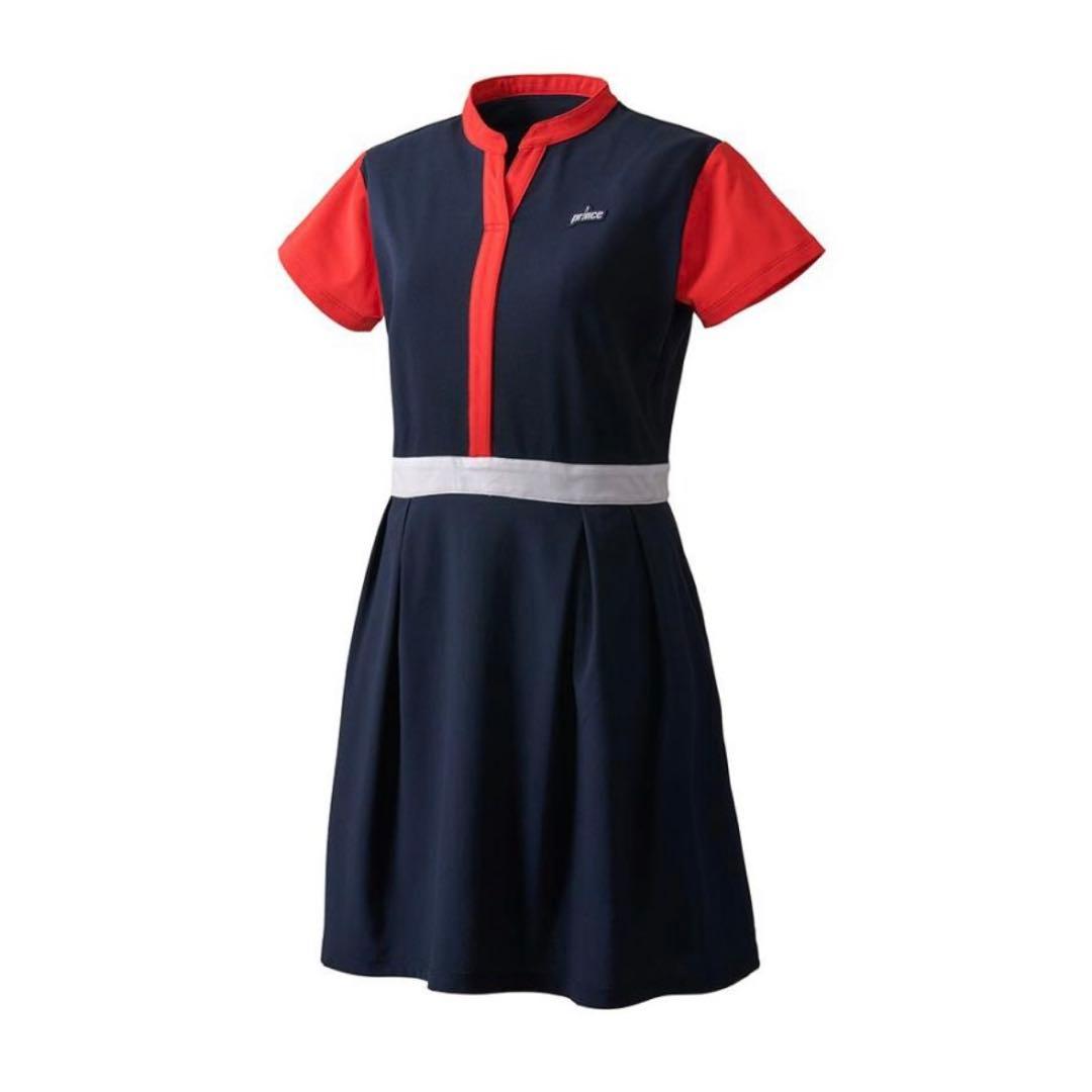 Prince ワンピースウェア　ネイビー/レッド