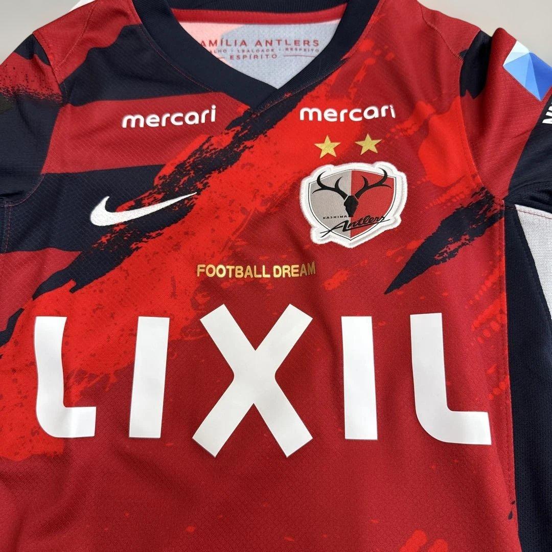 ポ*シ様 Nike 鹿島アントラーズ キッズ サッカーシャツ XS 番号なし