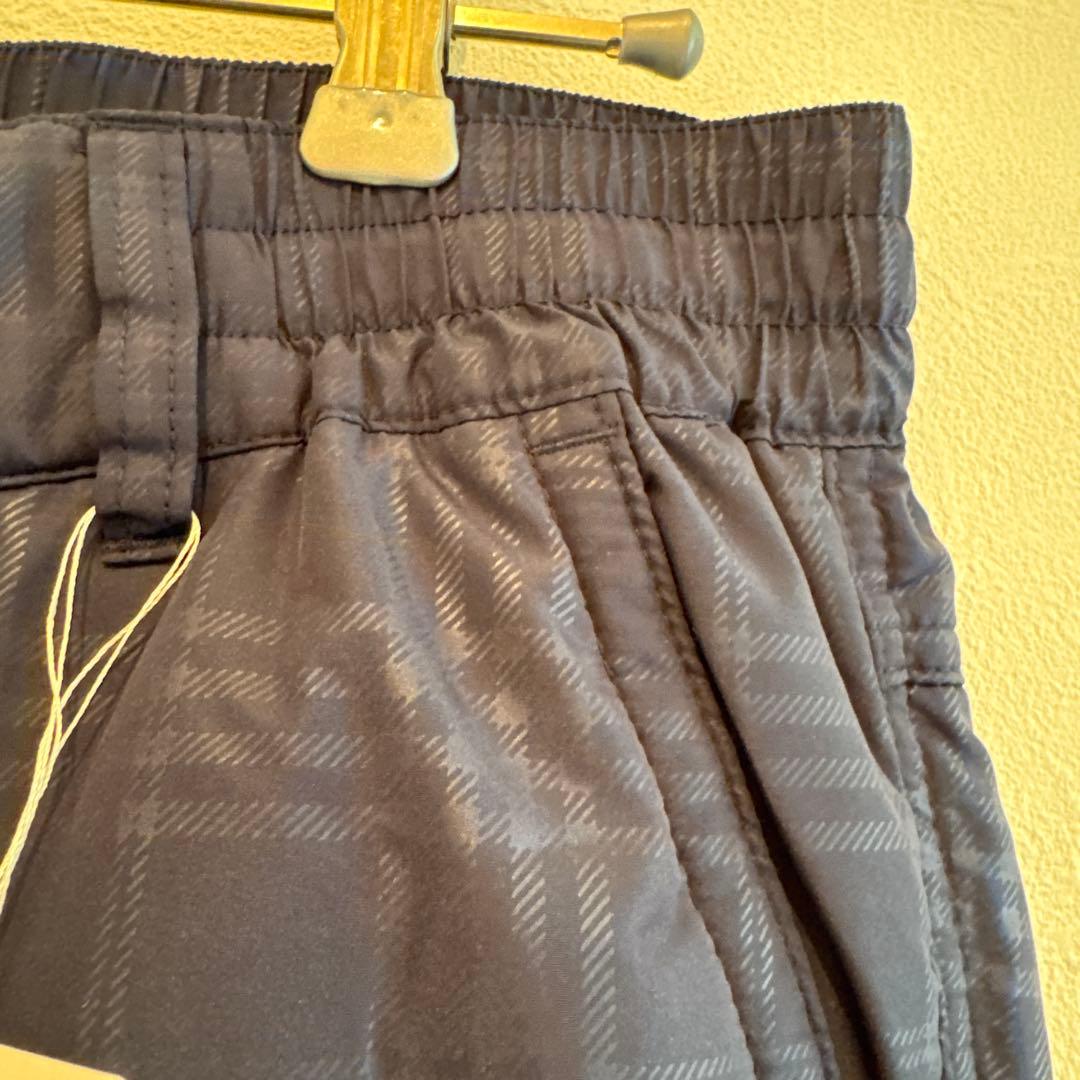 FILA GOLF 中綿入りチェックパンツ ネイビー