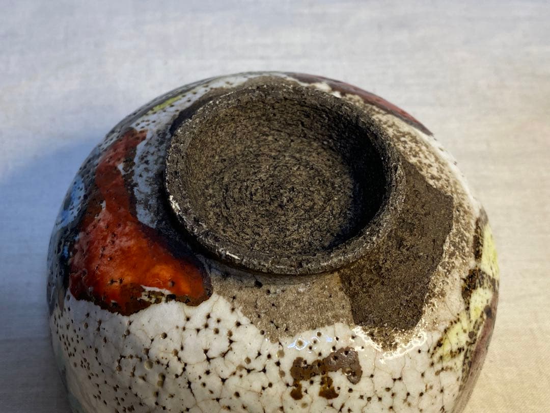 尾形乾山　羅漢茶碗　茶道具　抹茶碗　茶器　金継ぎ