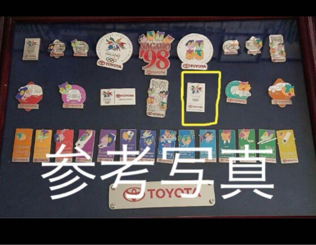 1998長野オリンピックピンバッジ/TOYOTA