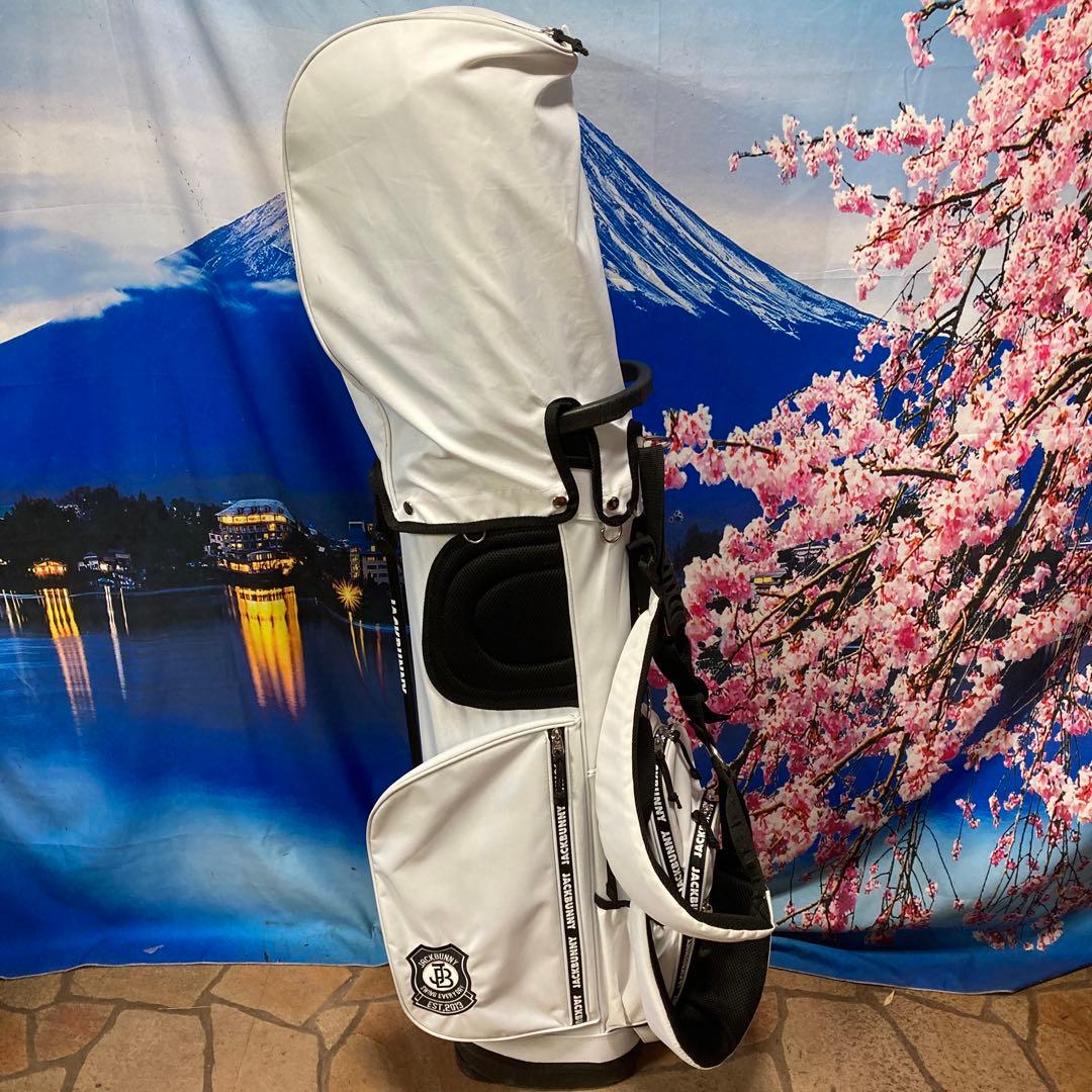 寶BU-1086 JACK BUNNY スタンド式 キャディバッグ ホワイト