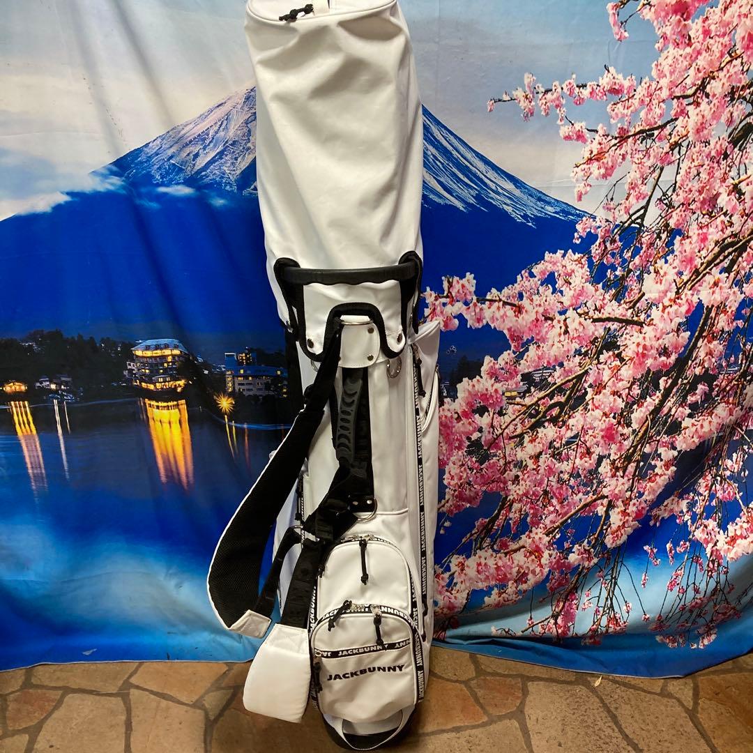 寶BU-1086 JACK BUNNY スタンド式 キャディバッグ ホワイト