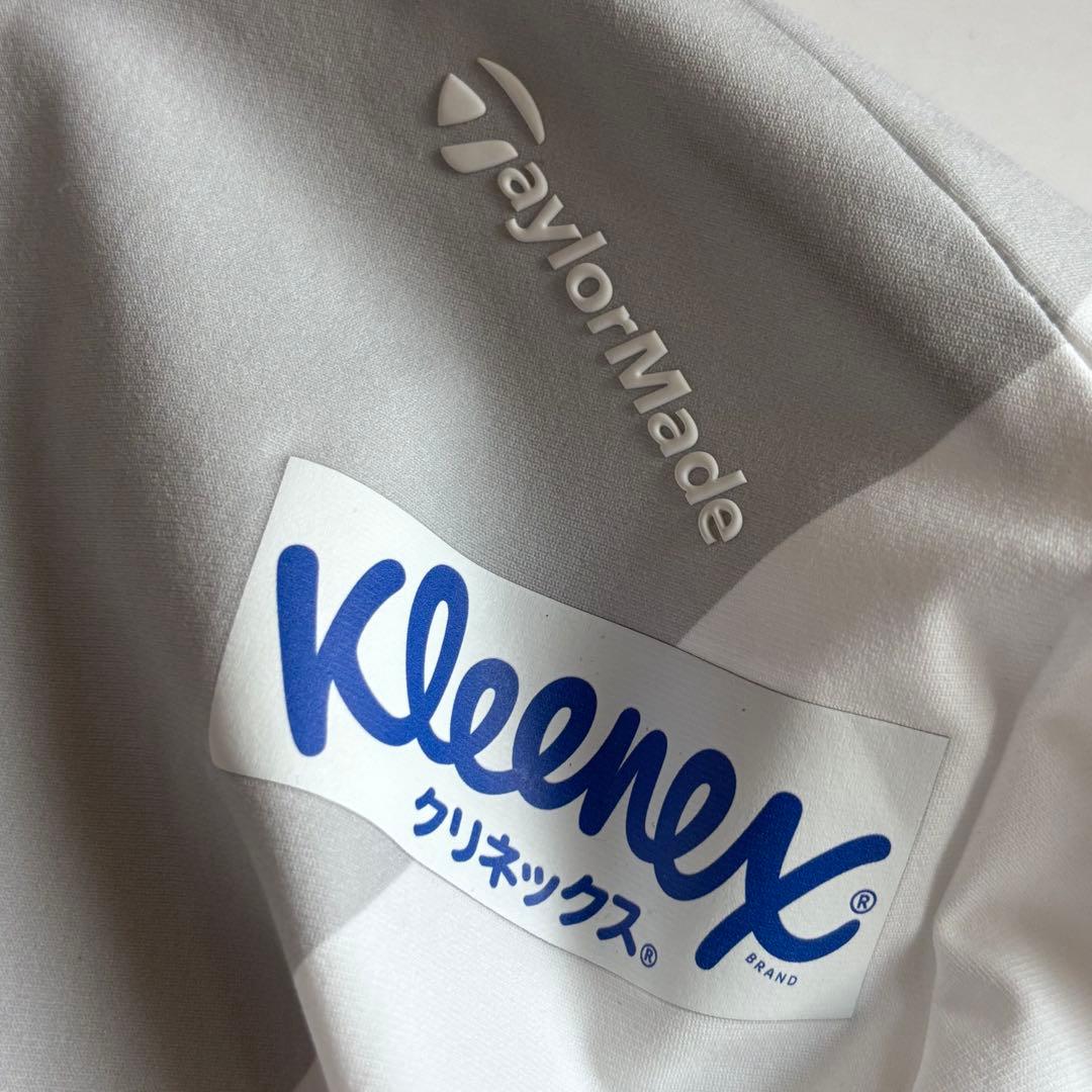 ゴルフ テーラーメイド スリムシルエット UVケア 企業ロゴ ポロシャツ L