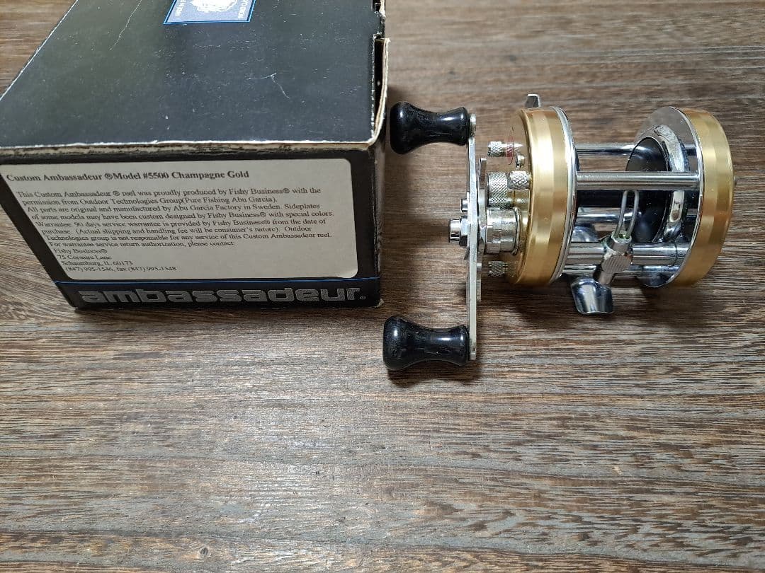 アブ　アンバサダー　5500　シャンパンゴールド　サイモン　シモムラ　下村