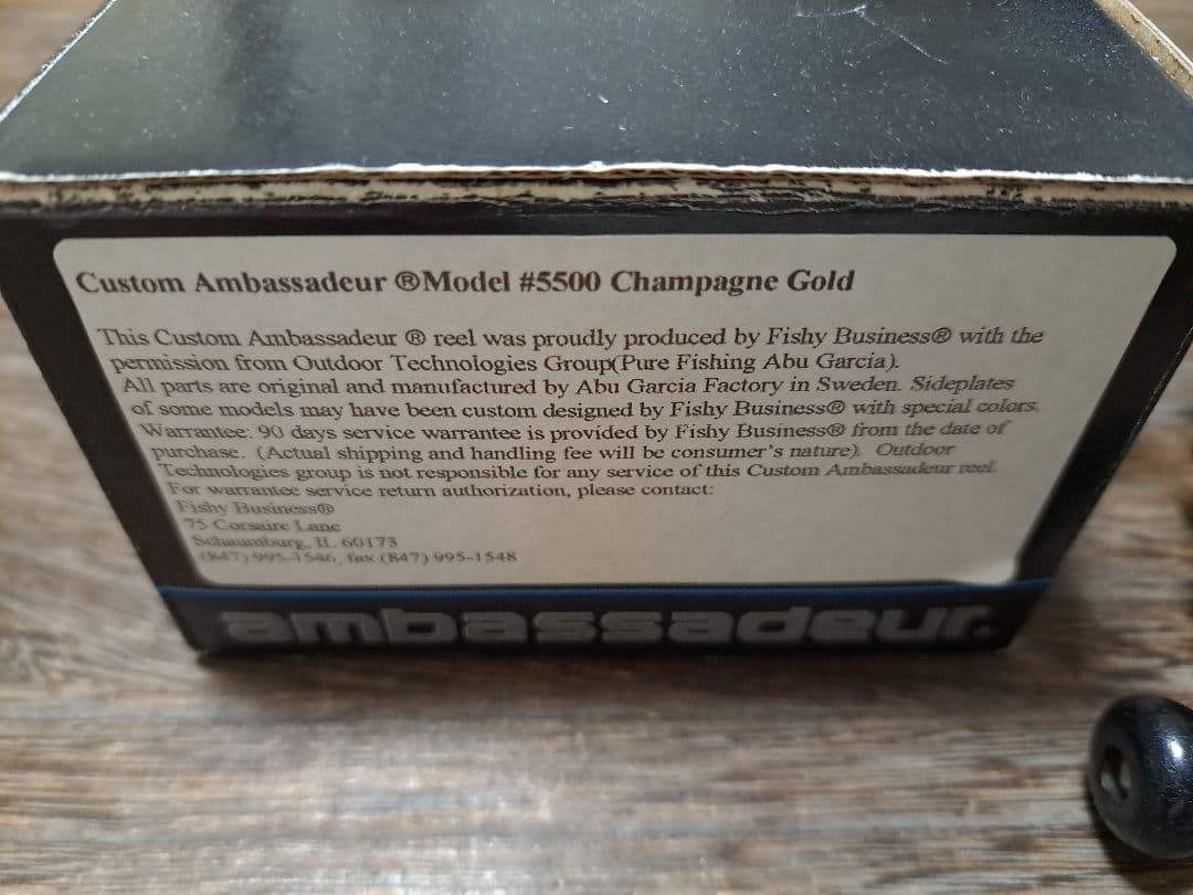 アブ　アンバサダー　5500　シャンパンゴールド　サイモン　シモムラ　下村