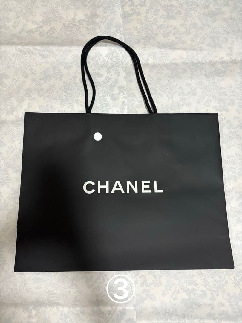 まとめ売り　CHANEL ショップ袋 黒 大　22枚セット