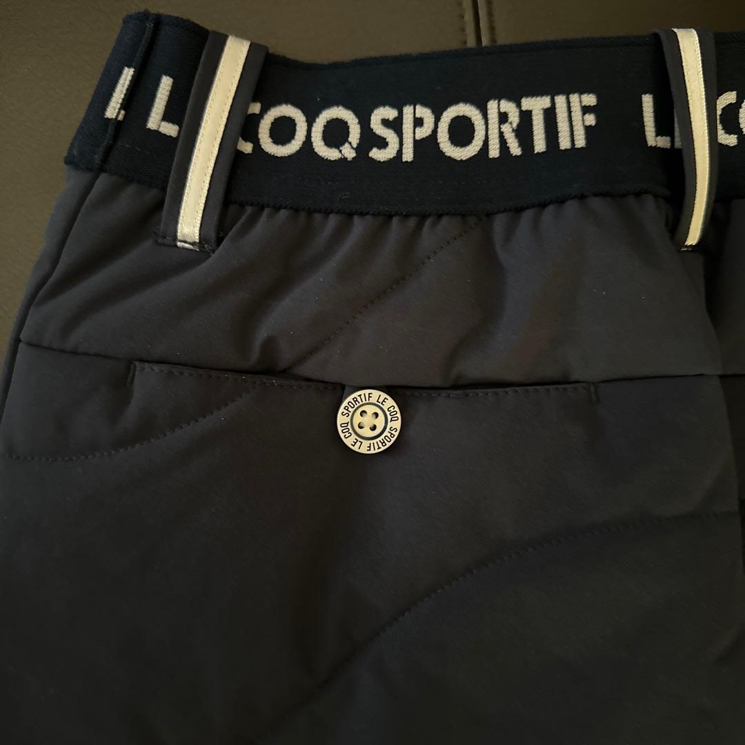 ルコック ゴルフ スカート 中綿 冬 デサント