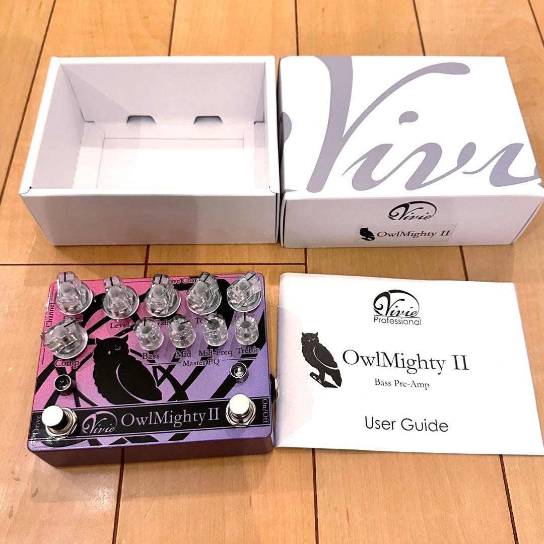 Vivie OwlMighty II プリアンプ 歪み ベースエフェクター
