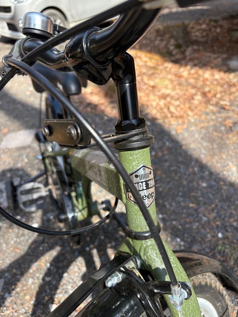 Jeep 子供用自転車 オリーブ色 2025年　　　　　　　現行モデル 18in