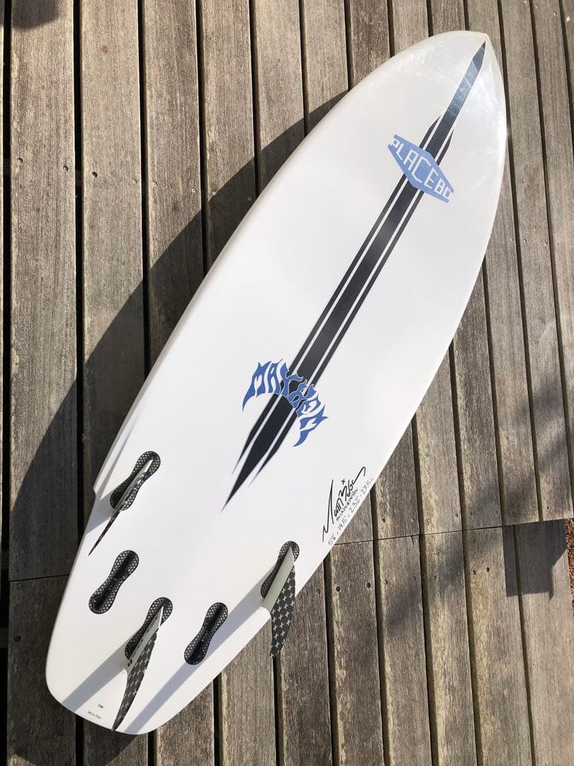 美品！PLACEBO プレセボ サーフボード　5.8　ラッド ディアブロ