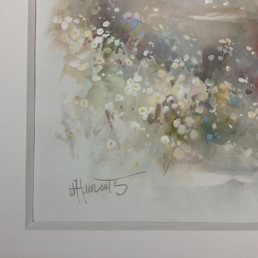 油彩画家 ウィルム ヘンラート イタリア製 絵画 額縁 輸入雑貨 複製画 アート