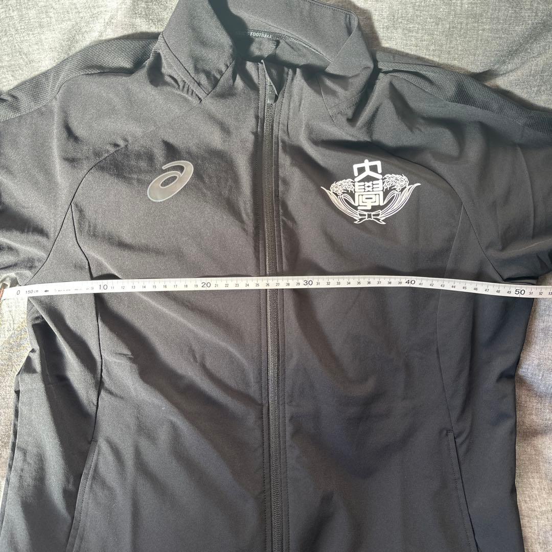【美品】早稲田大学　ア式蹴球部　ジャージ　L ブラック　大学サッカー　選手支給品