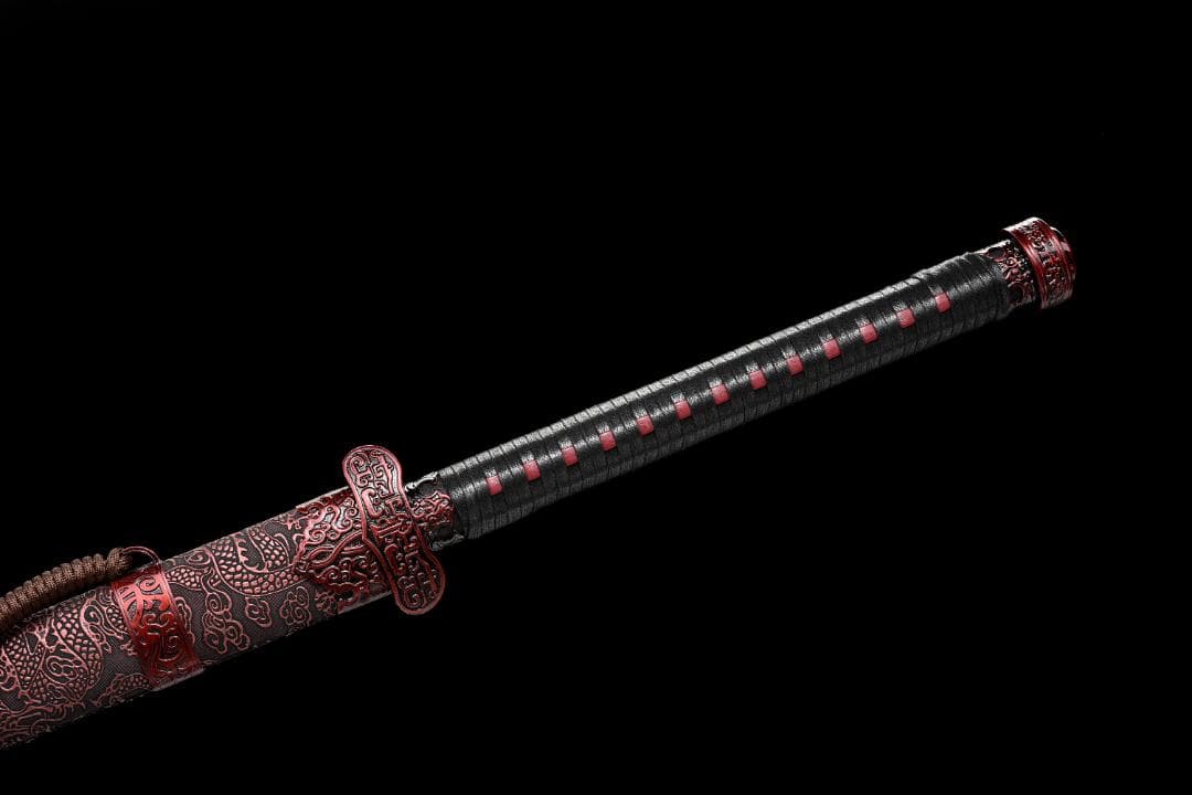 『赤龍鱗』 模造刀 居合刀 武士道 武具 漢剣 唐刀 龍泉剣 手鍛造打