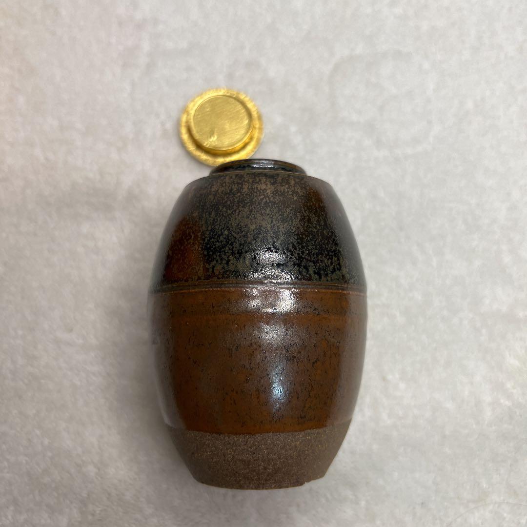 丹波焼   市野信水作  茶入