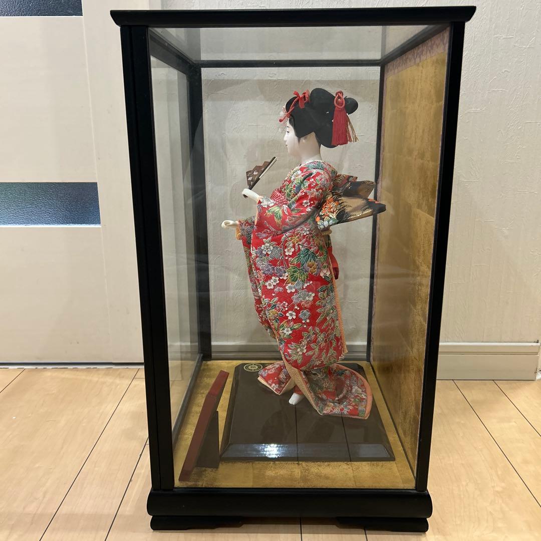 【希少・高級】 日本人形 熊倉聖祥 ガラスケース付