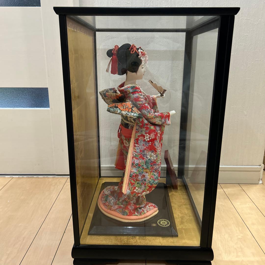 【希少・高級】 日本人形 熊倉聖祥 ガラスケース付