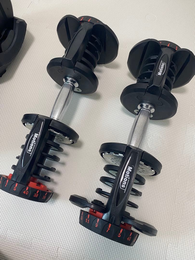 【セット売り②】モーションズ　可変式ダンベル 40kg 2個セット