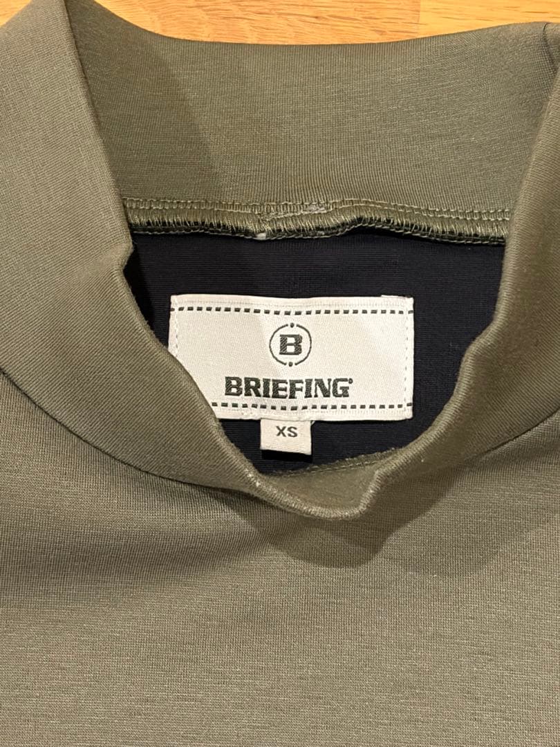BRIEFING オリーブ トレーナー　XS