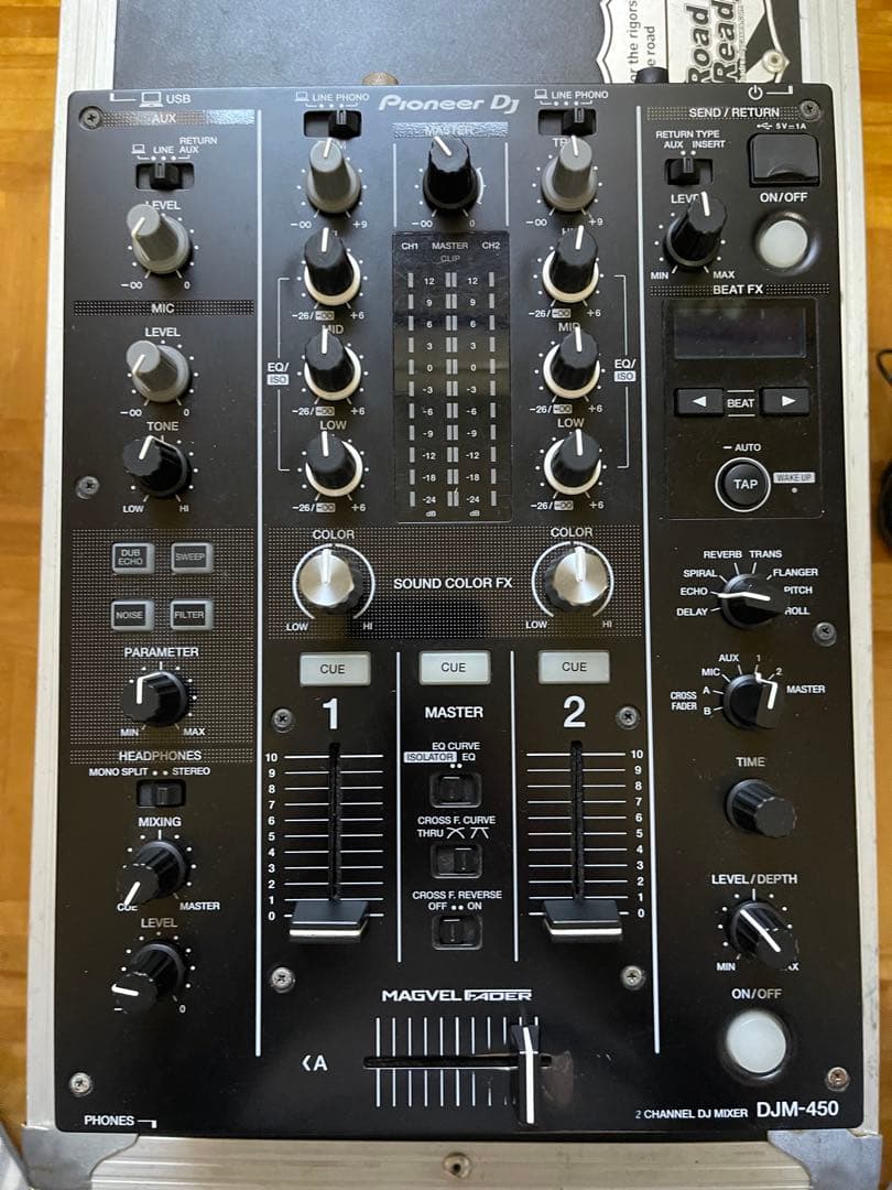 Pioneer DJ DJM-450 ※オプション/ハードケース、レコードセット