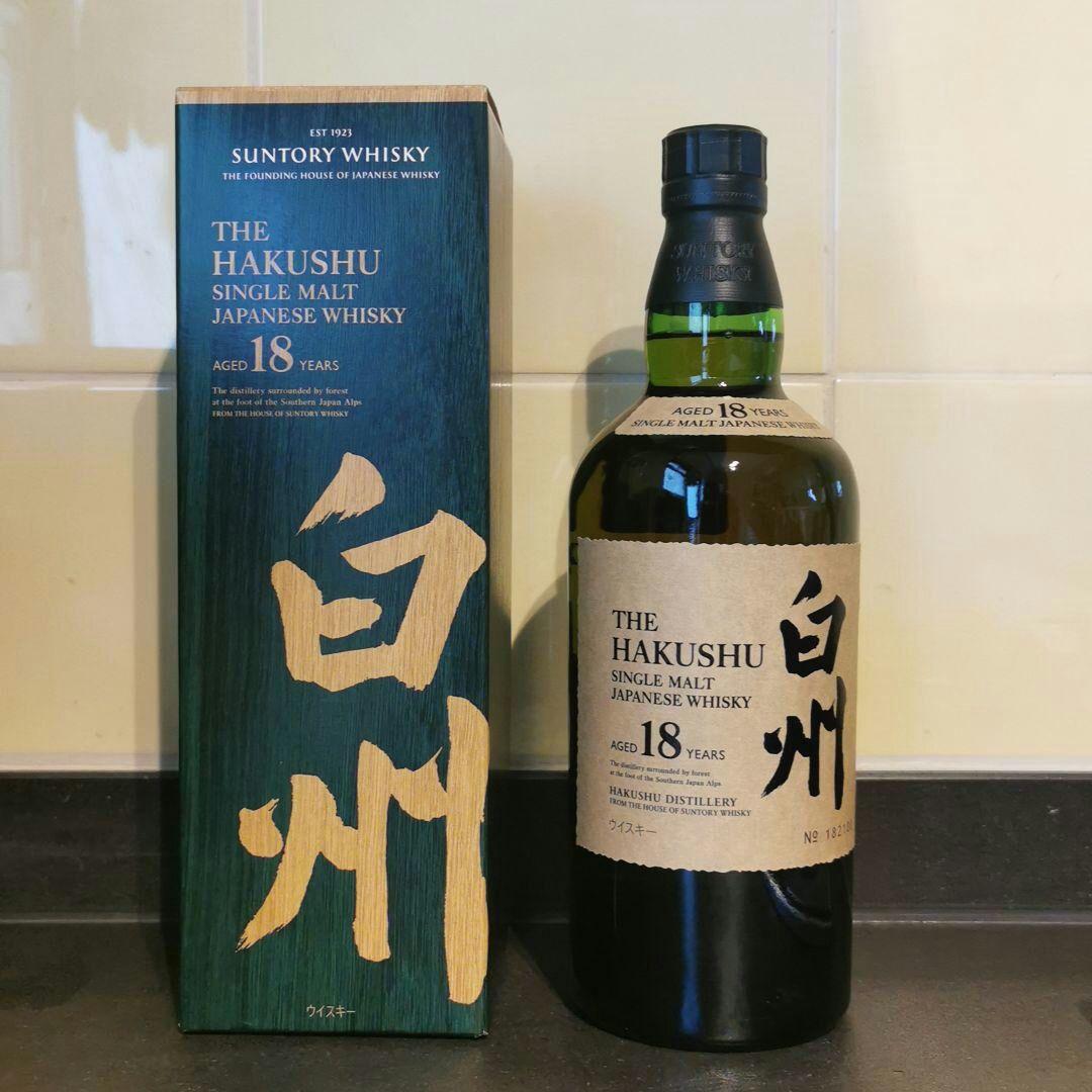 サントリーシングルモルトウイスキー白州18年