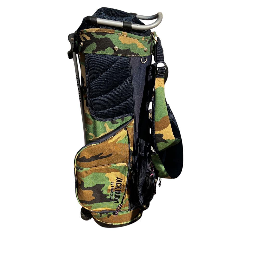 【カモフラ柄】ジャックバニーbyパーリーゲイツ キャディバッグ