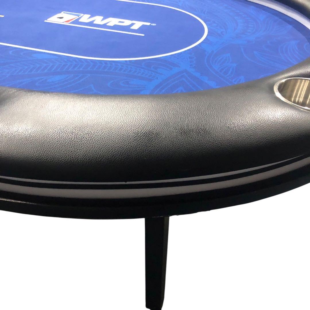 ポーカーテーブル 折りたたみテーブル 折りたたみ脚 競技用テーブル LEDライト