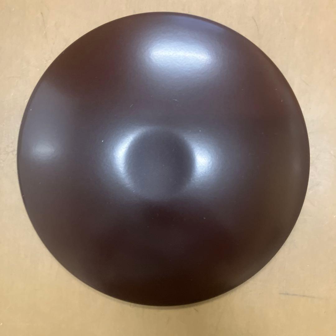 赤い漆器 丸型 黒い竹模様 5箱セット